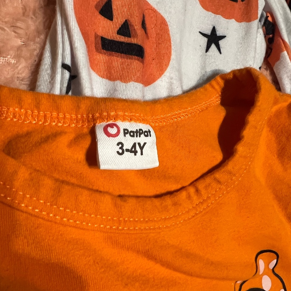 PatPat Orange and Black Halloween Ghost Costume - Picture 3 of 4